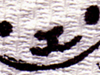 Flying rabbit fruit, magic marker on a napkin